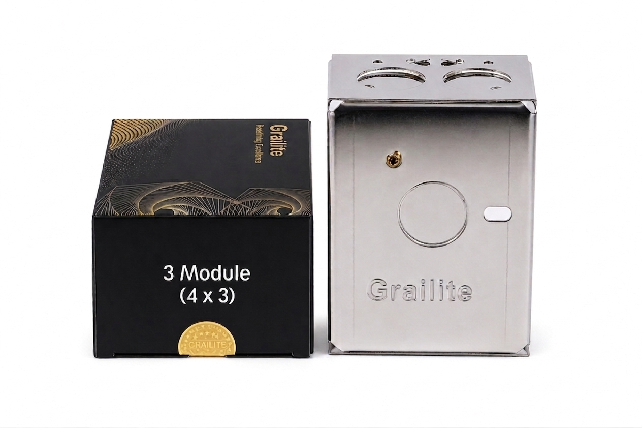 Stainless Steel Modular Switch Box 3M (4X3) - Image 3