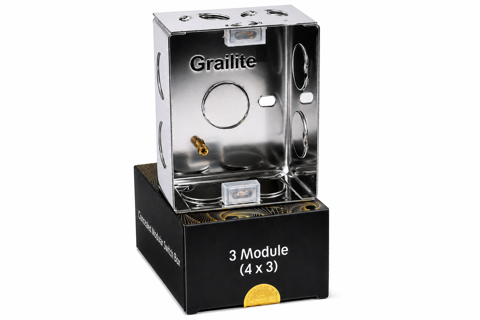 Stainless Steel Modular Switch Box 3M (4X3)