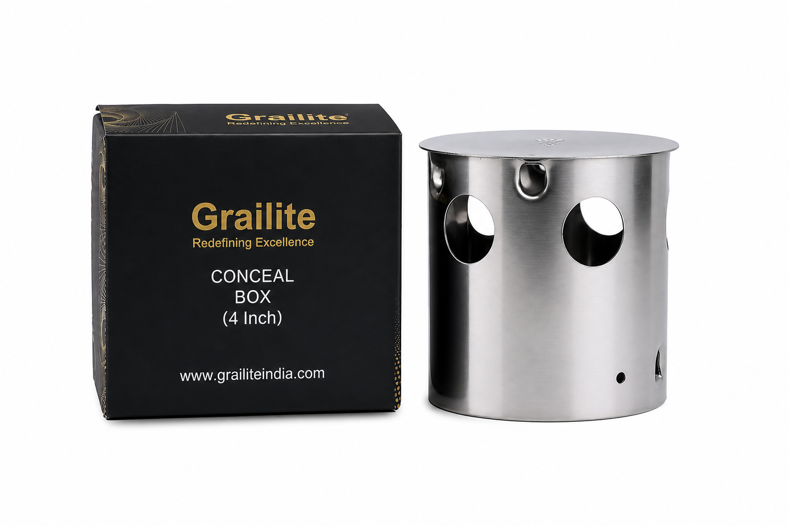 Stainless Steel Conceal Box (4 Inches)
