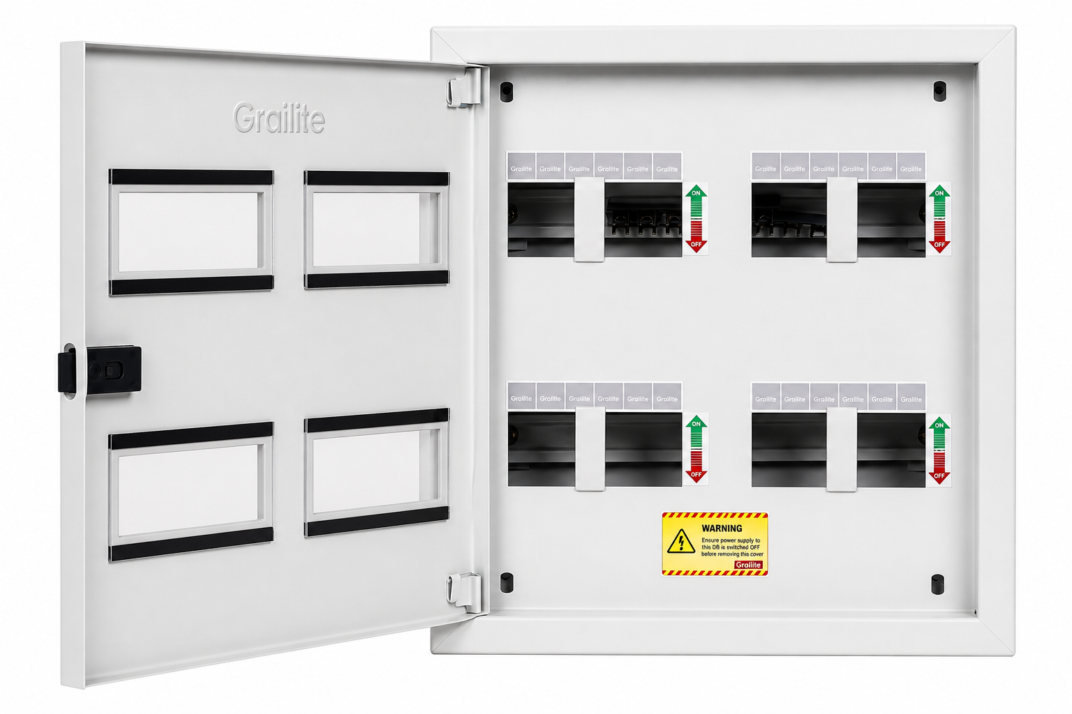 TPN 6 Way Double Door Distribution Board (MCB Box) - Image 3