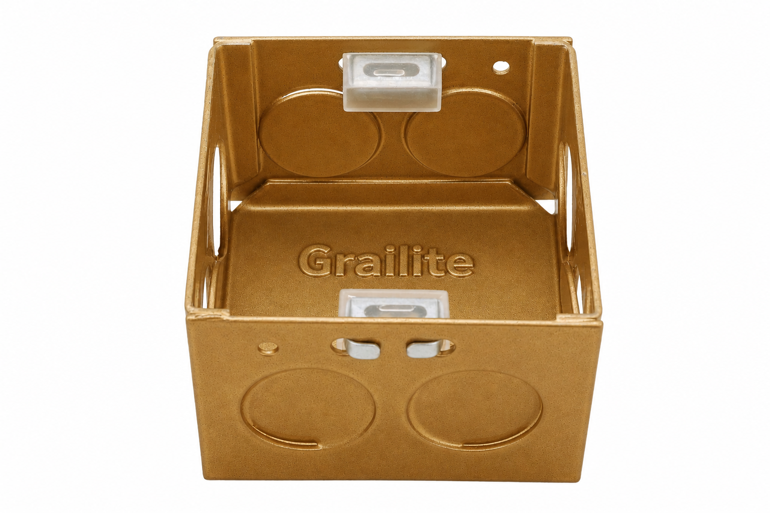 2 Module Gold Range Modular Switch Box (3x3) Heavy