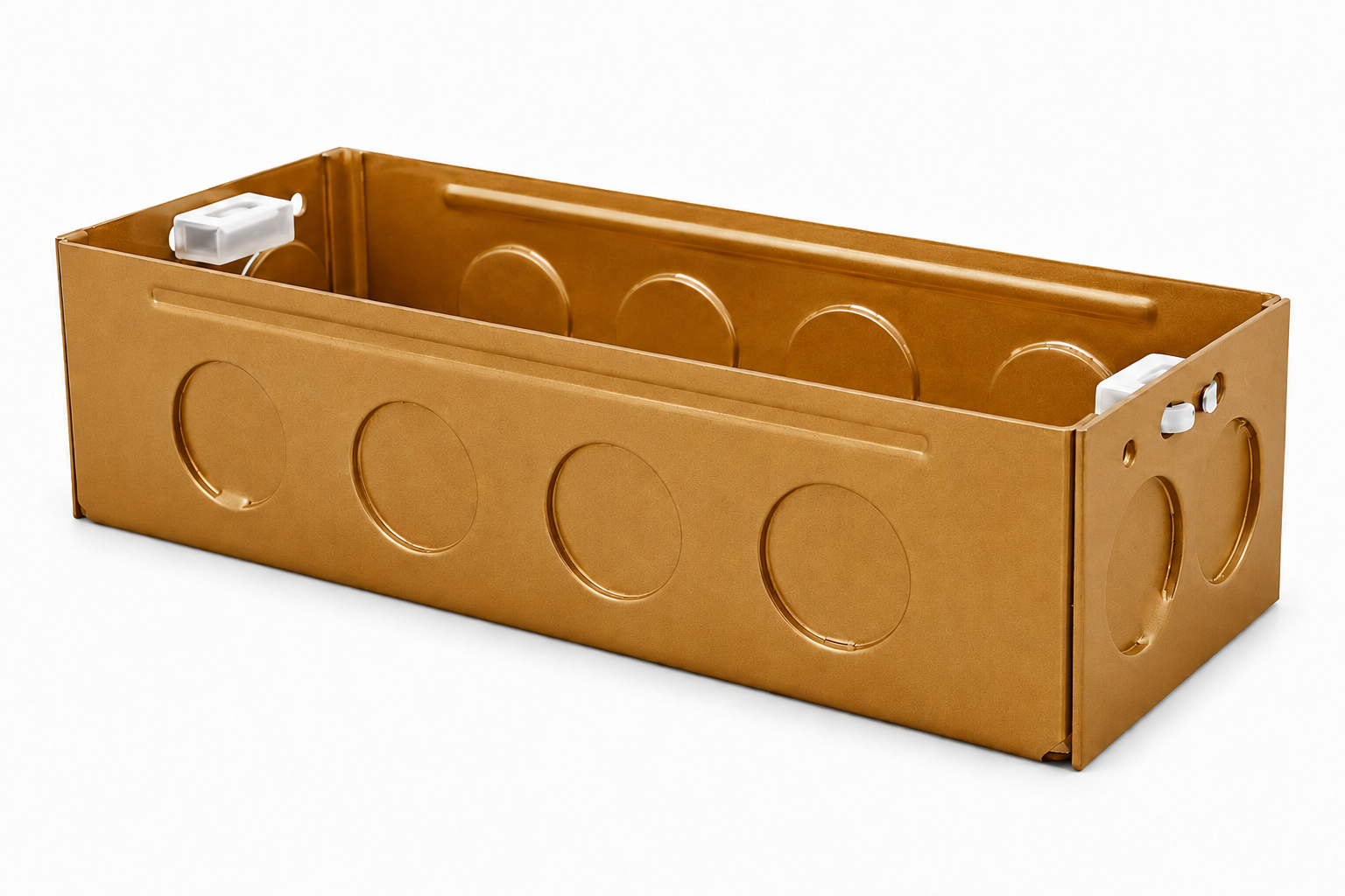 6 Module Gold Range Modular Switch Box (8×3) Heavy - Image 2