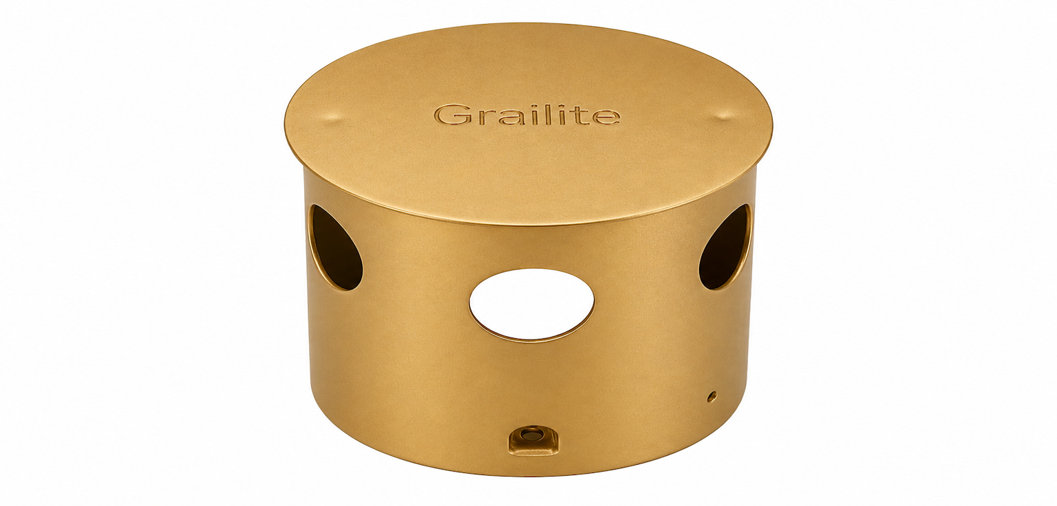 Heavy Gold Conceal Box 3 Inch